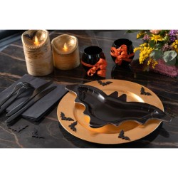 10 Assiettes Chauve-Souris Epouvantail d Halloween. n2