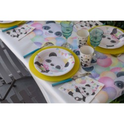 10 Assiettes Baby Panda. n3