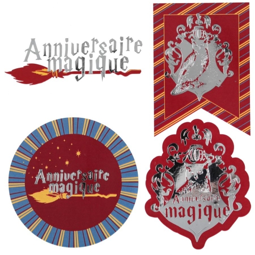 16 Stickers Sorcier 
