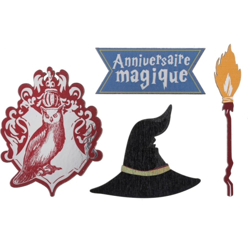 10 Confettis  Parsemer Sorcier - Bois 