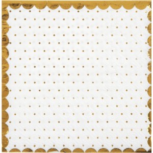 20 Serviettes - BB Blanc
