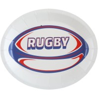 10 Assiettes Rugby