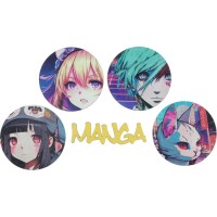 10 Confettis  Parsemer Manga - Bois