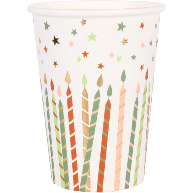 10 Gobelets - Scintillant Multicolore 