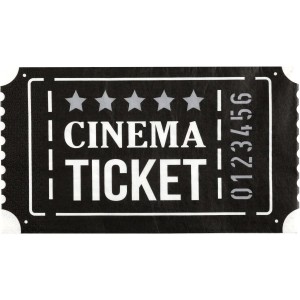 20 Serviettes The Cinéma Noir