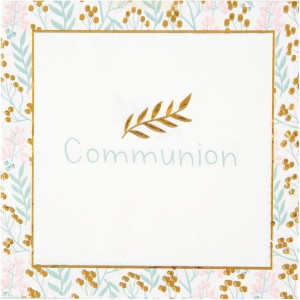 20 Serviettes Communion