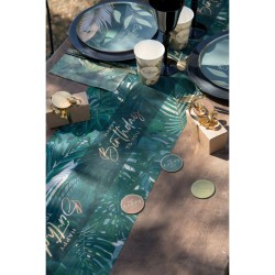Chemin de Table Birthday Jungle. n°1