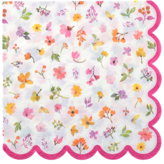 12 Serviettes Printemps 