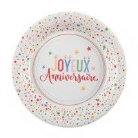 Contient : 1 x 6 Assiettes Anni' Festy