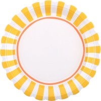 6 Assiettes Dolce Vita Jaune