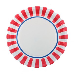 6 Assiettes Dolce Vita Rouge