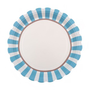 6 Assiettes Dolce Vita Bleu Ciel