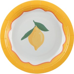 6 Petites Assiettes Dolce Vita Jaune