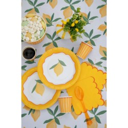 6 Petites Assiettes Dolce Vita Jaune. n�2