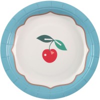 6 Petites Assiettes Dolce Vita Bleu Ciel