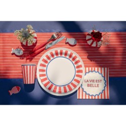 6 Gobelets Dolce Vita Rouge. n�2