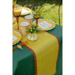 Chemin de Table Dolce Vita Jaune. n�2