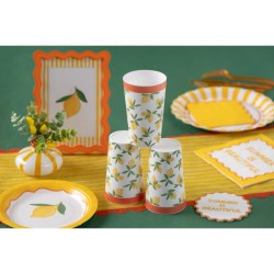 1 Gobelet R�utilisable Dolce Vita Jaune. n�1