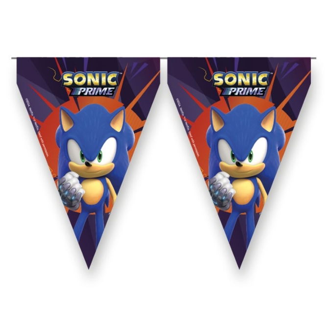 Guirlande Fanions Sonic Prime