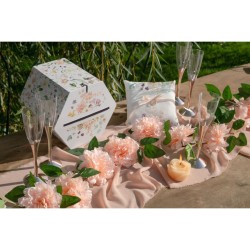 Guirlande Pivoines 140 cm - Pêche. n°1