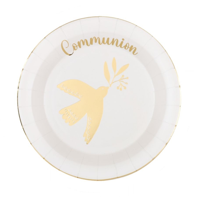6 Assiettes Communion Birdy 