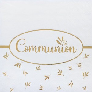 20 Serviettes Communion Birdy