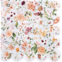 12 Serviettes Herbier