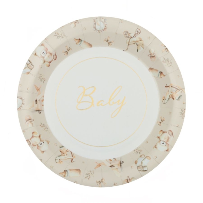 6 Assiettes Little Teddy 
