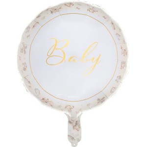 Ballon Aluminium Hélium Little Teddy - Ø 45 cm