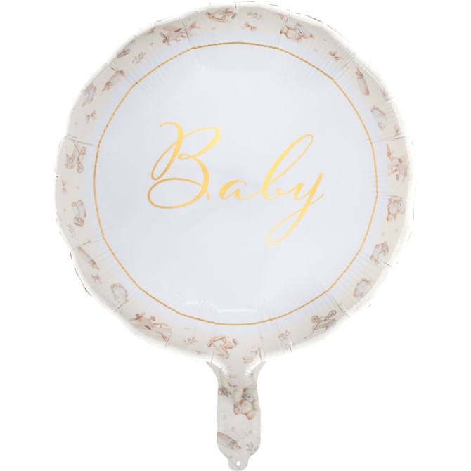 Ballon Aluminium Hélium Little Teddy - Ø 45 cm