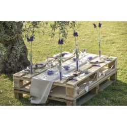 Chemin de Table Naturel en Coton. n°1