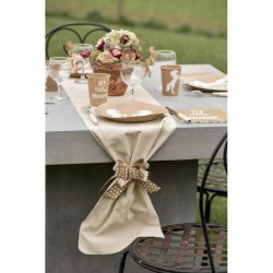 Chemin de Table Naturel en Coton. n°7