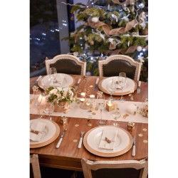 Chemin de Table Naturel en Coton. n°9
