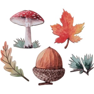 10 Confettis � Parsemer Automne Enchant� - Bois