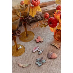 10 Confettis à Parsemer Automne Enchanté - Bois. n°4