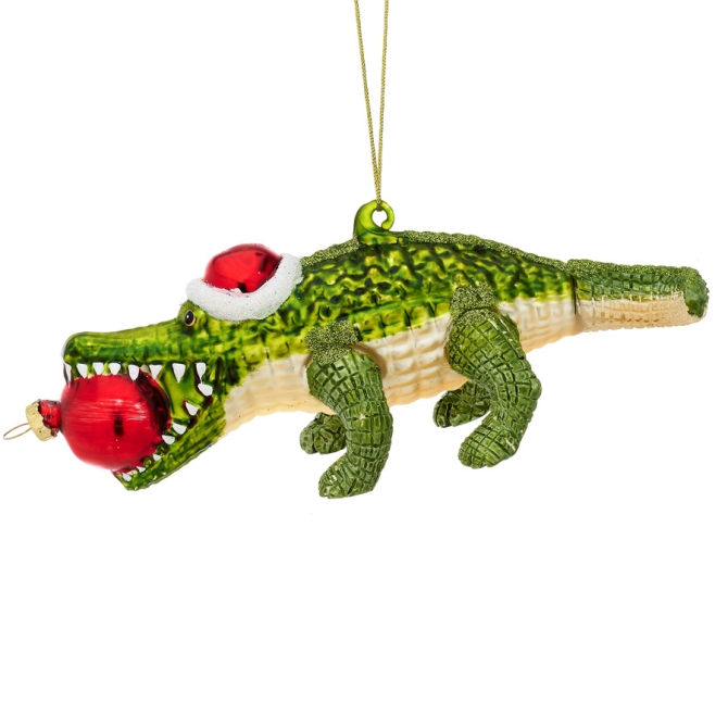 Suspension Alligator (9 cm) - Verre 