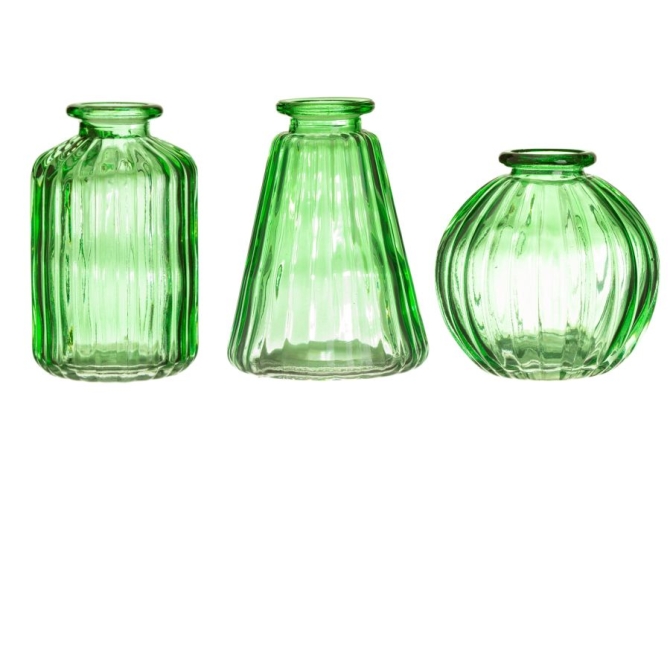 Set de 3 Vases - Vert 