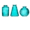 Set de 3 Vases - Turquoise images:#0