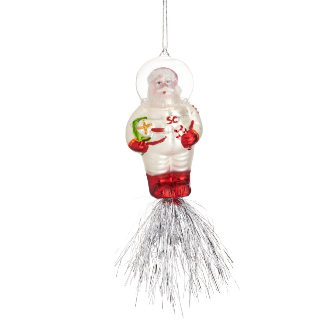 Suspension Père Noël Astronaute 
