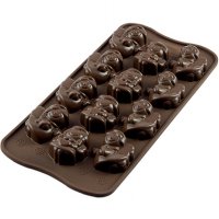 Moule Easy Choc 12 Anges 3D - Silicone