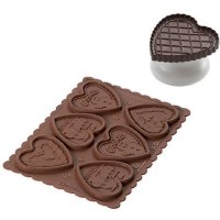 Kit Cookie Choc Biscuits Coeur avec Livre de Recettes