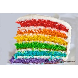 6 Prparations en poudre pour Rainbow Cake. n1