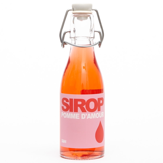Sirop Pomme d amour - bouteille 20 cl 