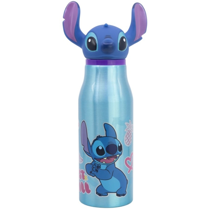 Gourde Aluminium Figurine 3D 690 ml  Stitch 