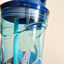 Gobelet en Plastique 360 ml avec Paille et Figurine 3D � Stitch - D�class�. n�2