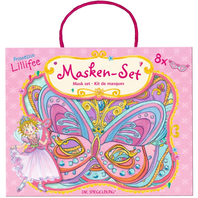 8 Masques Princesse Lillife  Colorier 