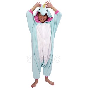 Kigurumi Licorne Bleu Enfant
