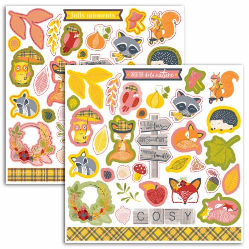 72 Stickers Nature Automne Pour L Anniversaire De Votre Enfant Annikids