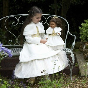 Robe de Poupe Princesse Hiver