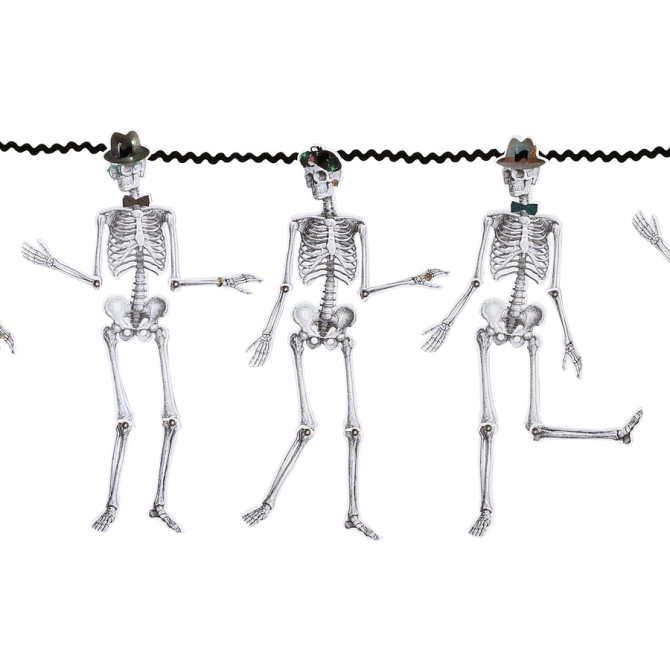 Guirlande 16 Squelettes articuls 